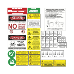Sigenergy Hybrid Label Kit Classic V2 | AC Solar Warehouse